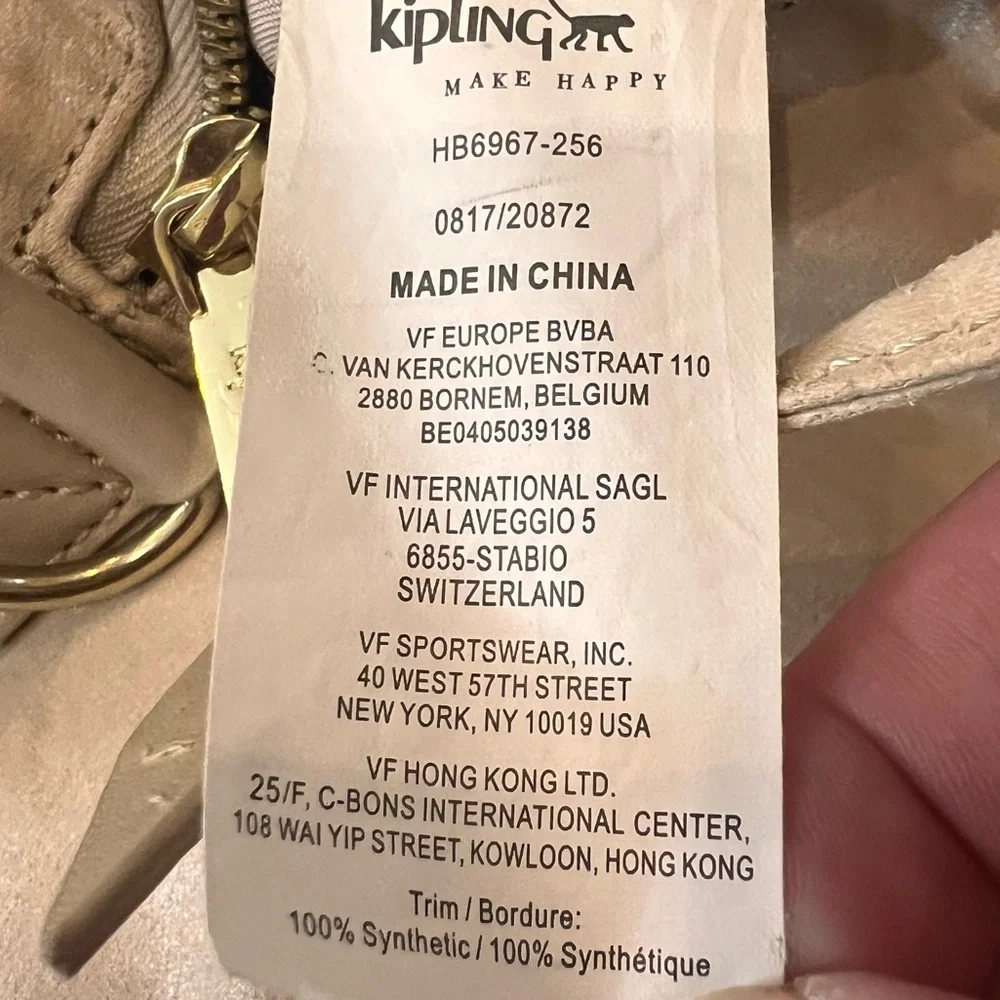 Kipling Camryn Laptop Bag Tote in Sandy Teak